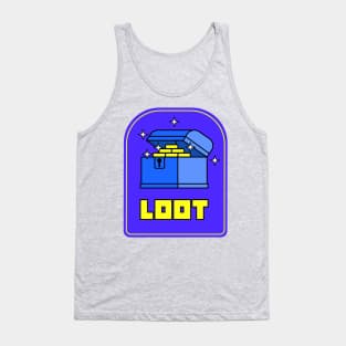 Loot treasure Video games Retro gaming Tank Top